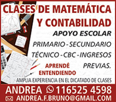 Clases de Matematica y Contabilidad